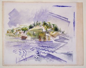 Deer Isle av John Marin