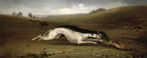 Hare i ett landskap, 1870