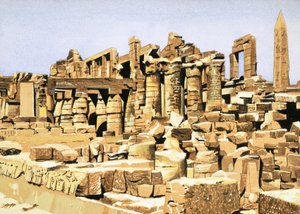 Ruinerna av Amuntemplet i Karnak