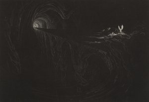 Bridge of Chaos, ca 1827 (mezzotint) av John Martin