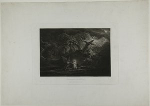 Kristus frestad i vildmarken av John Martin
