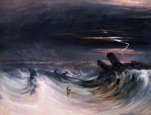 Förstörelsen av Tyrus av John Martin