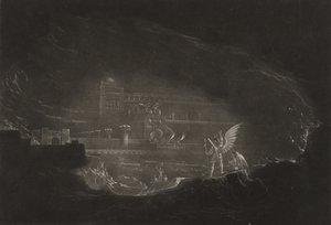 Pandemonium, ca 1827 (mezzotint) av John Martin