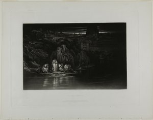 Psalm CXXXVII, från Illustrationer av Bibeln av John Martin