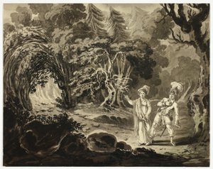 Scen från Opera av John Martin
