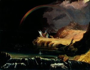 The Covenant, c.1843 (olja på duk) av John Martin
