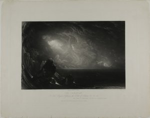 Skapelsen, från illustrationer av Bibeln av John Martin