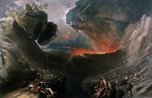 The Great Day of His Wrath, graverad av Charles Mottram (1807-76), publicerad av Thomas McLean, London 1857 (handfärgad gravyr)