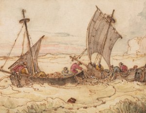 Det mirakulösa draget av fiskar av John Martin