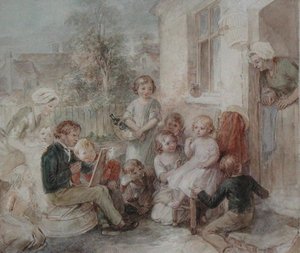 Den unge konstnären, ca 1820 (akvarell på papper)