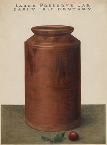 Preserve Jar, ca. 1936.