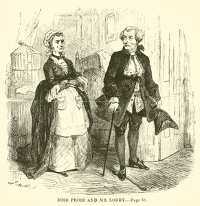 Illustration till A Tale of Two Cities av Charles Dickens