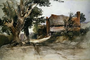 En gammal stuga vid Tunbridge Wells av John Middleton