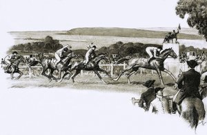 Storbritanniens mest kända tävling, Derby av John Millar Watt