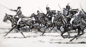 Kavalleriets anfall av John Millar Watt