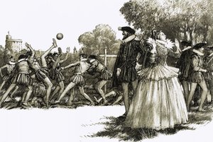 Drottning Elizabeth I var förskräckt över den brutala sporten av John Millar Watt