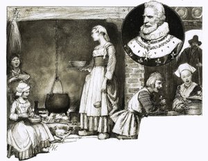 Så det är därför... Fantastiska rätter har franska namn. Kung Henrik IV av Frankrike av John Millar Watt