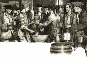 Så det är därför... Sjömän dricker "Grog av John Millar Watt