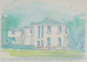 Penlee House, 1991 (wc på papper) av John Miller