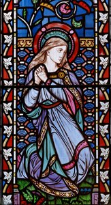 Lazarus Sister, ca 1861 (målat glas)