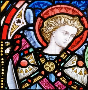 The Sacrifice of Abraham, 1861 (målat glas) av John Millner Allen