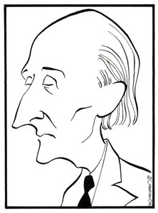 Frederick Delius - karikatyr av John Minnion - engelsk kompositör - 29 januari 1862 - 10 juni 1934 av John Minnion