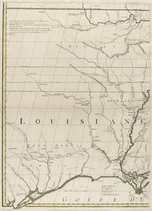 En karta över de brittiska och franska dominionerna i Amerika, 1756 (gravyr med konturfärg på papper)
