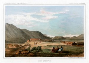 Fort Okinakane, USA, 1856. av John Mix Stanley