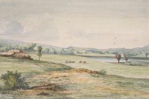 Sauk River av John Mix Stanley