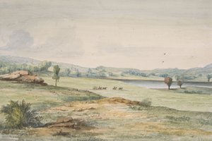 Sauk River av John Mix Stanley