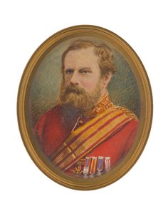 Generallöjtnant David Pott (1812-1881) i stabsuniform