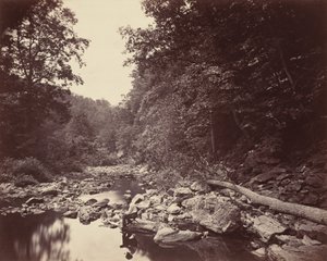 Wissahickon Creek nära Philadelphia, ca. 1863.