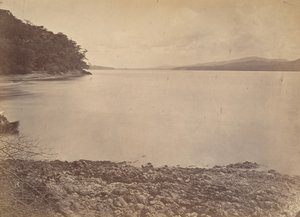 Tropiskt landskap, Darien Harbour - Ser söderut, 1871. av John Moran