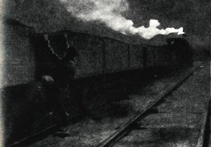 Flykt med tåg, november 1899, 1945. av John Nash