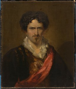 Junius Brutus Booth som Sir Edward Mortimer, 1823.