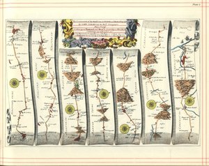 Britannia Atlas: The Continuation of the Road from London to Aberystwyth, 1675
