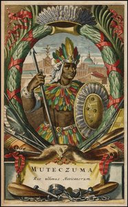 Muteczuma kung av de sista i Mexiko, 1671