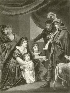 Lady Elizabeth Gray vädjar till Edward IV att skydda sina barn