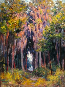 Hanging Moss, St. Petersburg (olja på duk)