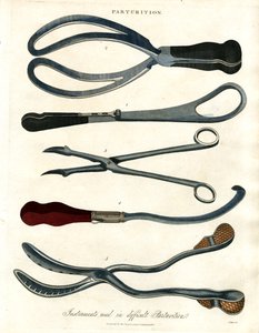 Obstetriska instrument som används vid svår förlossning av John Pass