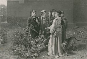 Scenen i tempelträdgården, Kung Henrik VI, första delen av John Pettie