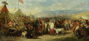 En sketch för "A Scotch Fair" av John Phillip