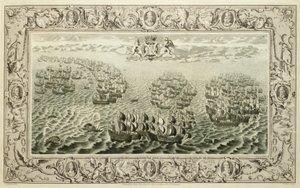 Armada (gravyr från en gobeläng), 1739