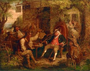 Wolfert Webber på värdshuset (Wolfert Webbers gyllene dröm) 1857 (olja på duk)