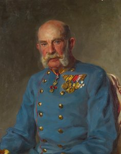 Kejsar Franz Joseph I i tjänsteuniform av en österrikisk fältmarskalk