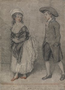 Han går genast efter henne som en oxe som går till slakt (Ordspråk, kapitel VII, vers 22) av John Raphael Smith