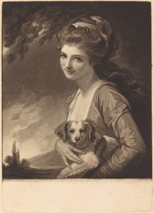 Lady Hamilton as Nature, publicerad 1784. av John Raphael Smith