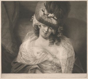 Kärlek i hennes ögon sitter och spelar av John Raphael Smith