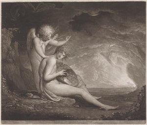 Merkurius uppfinner lyran av John Raphael Smith
