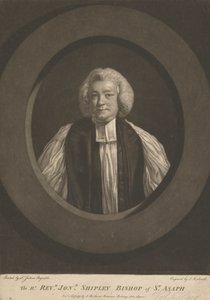 Pastor Jonathan Shipley, biskop av St. Asaf av John Raphael Smith